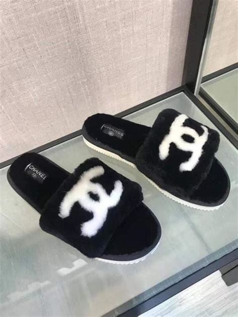 chanel slippers doorzichtig|vintage chanel slippers.